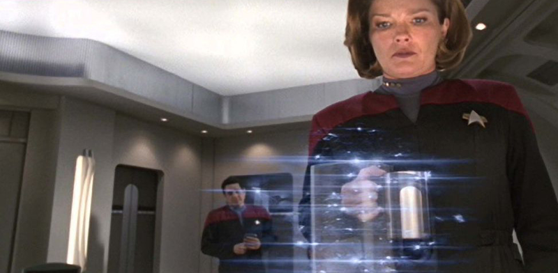 The Star Trek replicator is basically a molecular assember. (Image: Star Trek: Voyager)